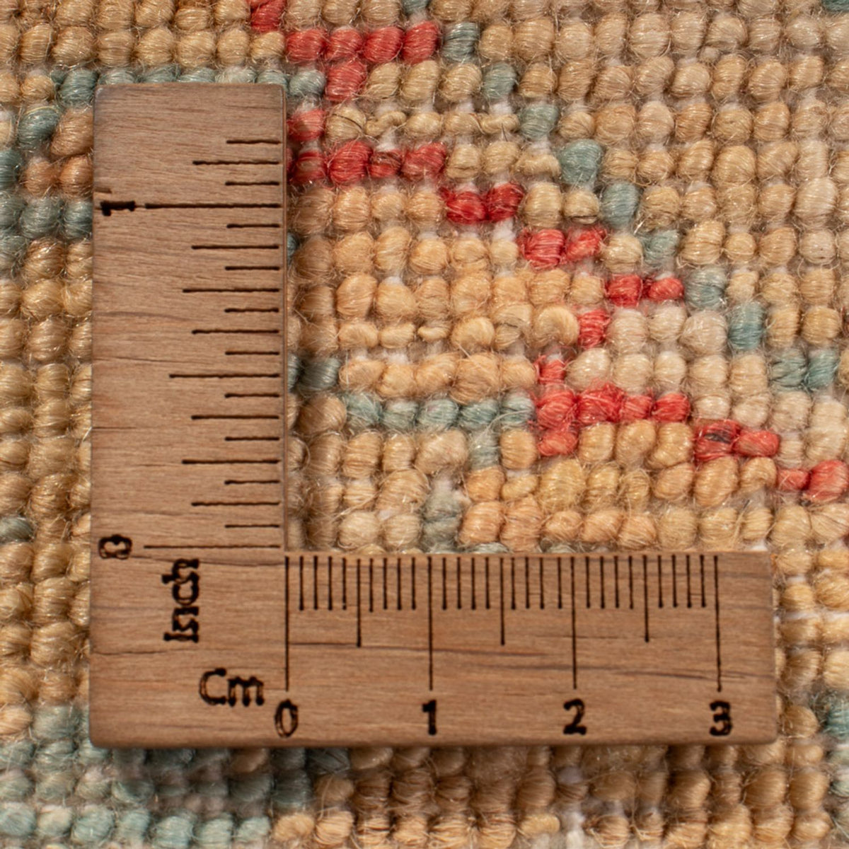 Ziegler Teppich - 179 x 125 cm - seeblau