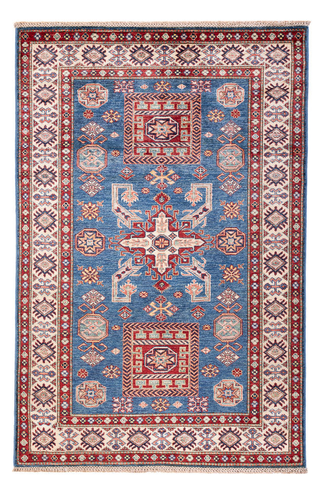 Ziegler Teppich - Kazak - Royal - 182 x 117 cm - blau