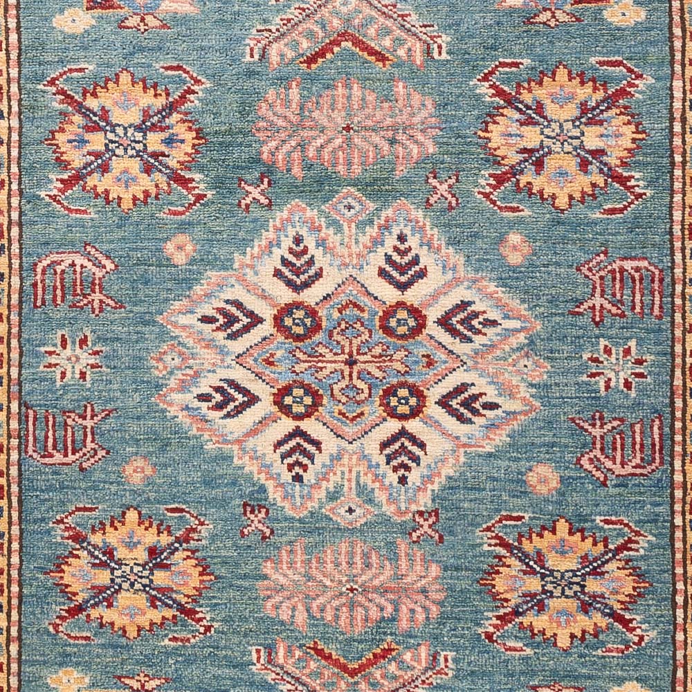 Ziegler Teppich - Kazak - Royal - 183 x 121 cm - seegrün