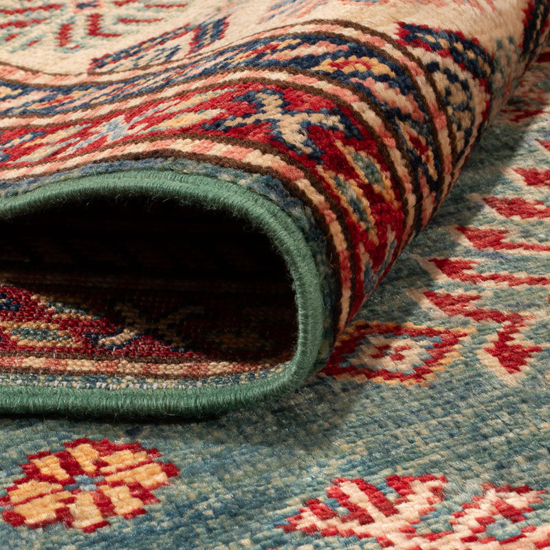 Ziegler Teppich - Kazak - Royal - 183 x 121 cm - seegrün