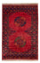 Afghan Teppich - 188 x 123 cm - rot