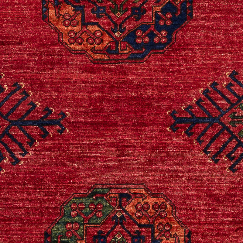 Afghan Teppich - 188 x 123 cm - rot