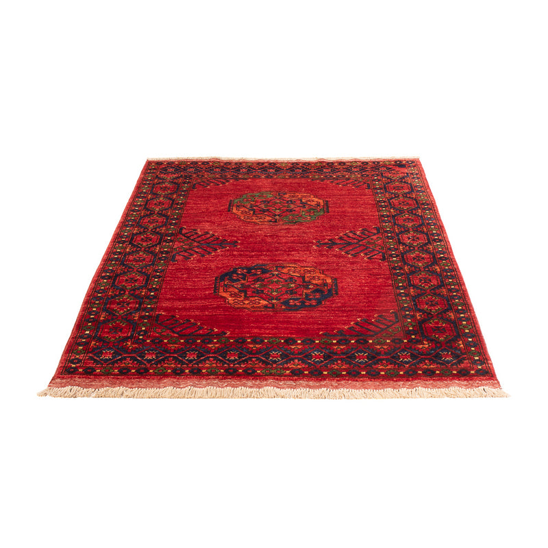 Afghan Teppich - 188 x 123 cm - rot