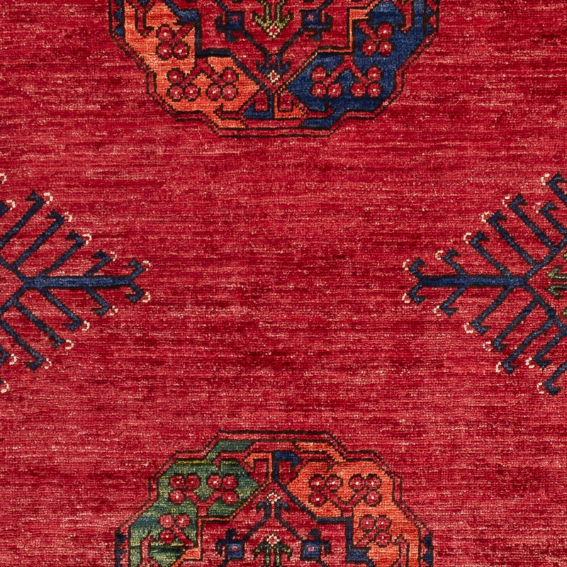 Afghan Teppich - 182 x 122 cm - rot