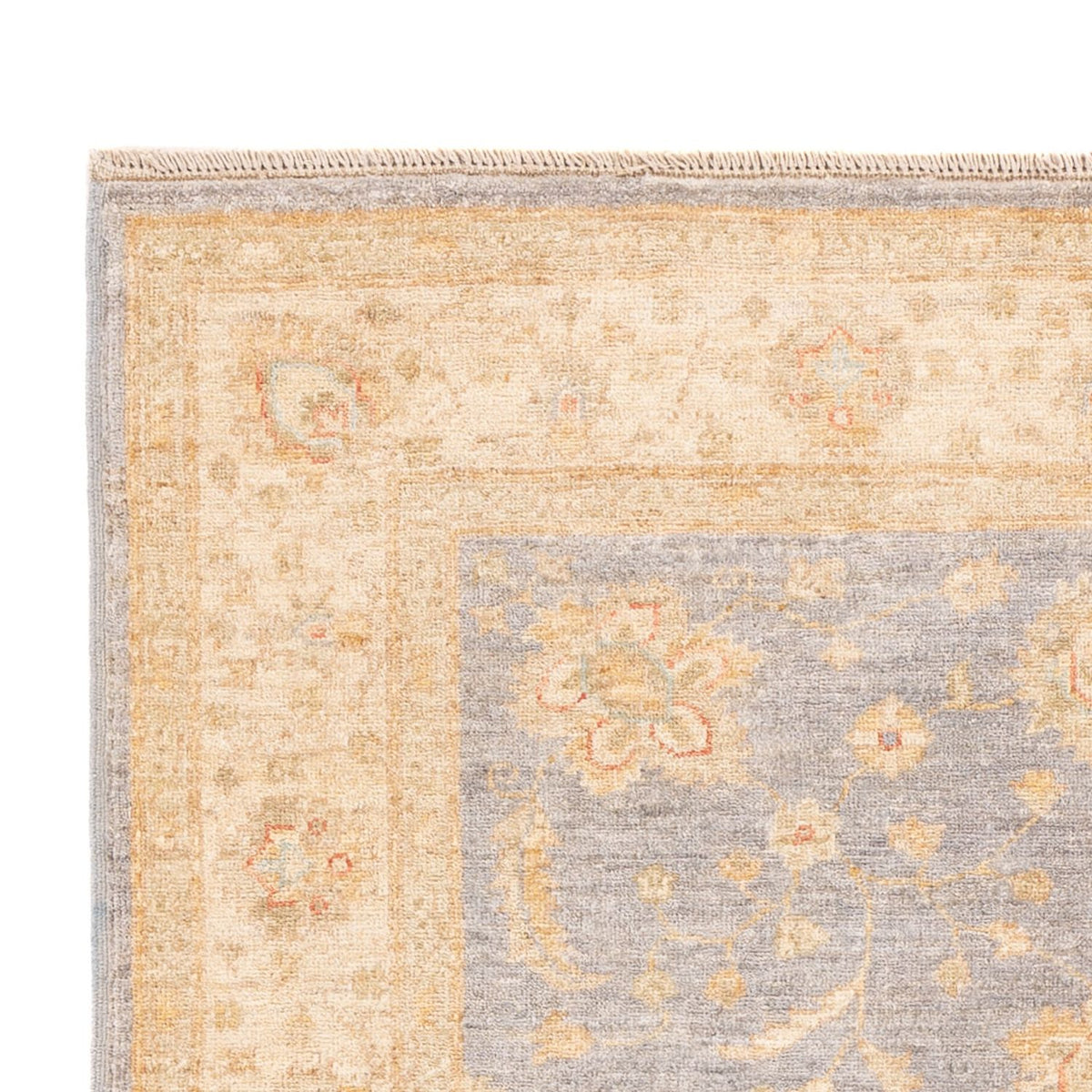 Ziegler Teppich - 178 x 120 cm - seeblau