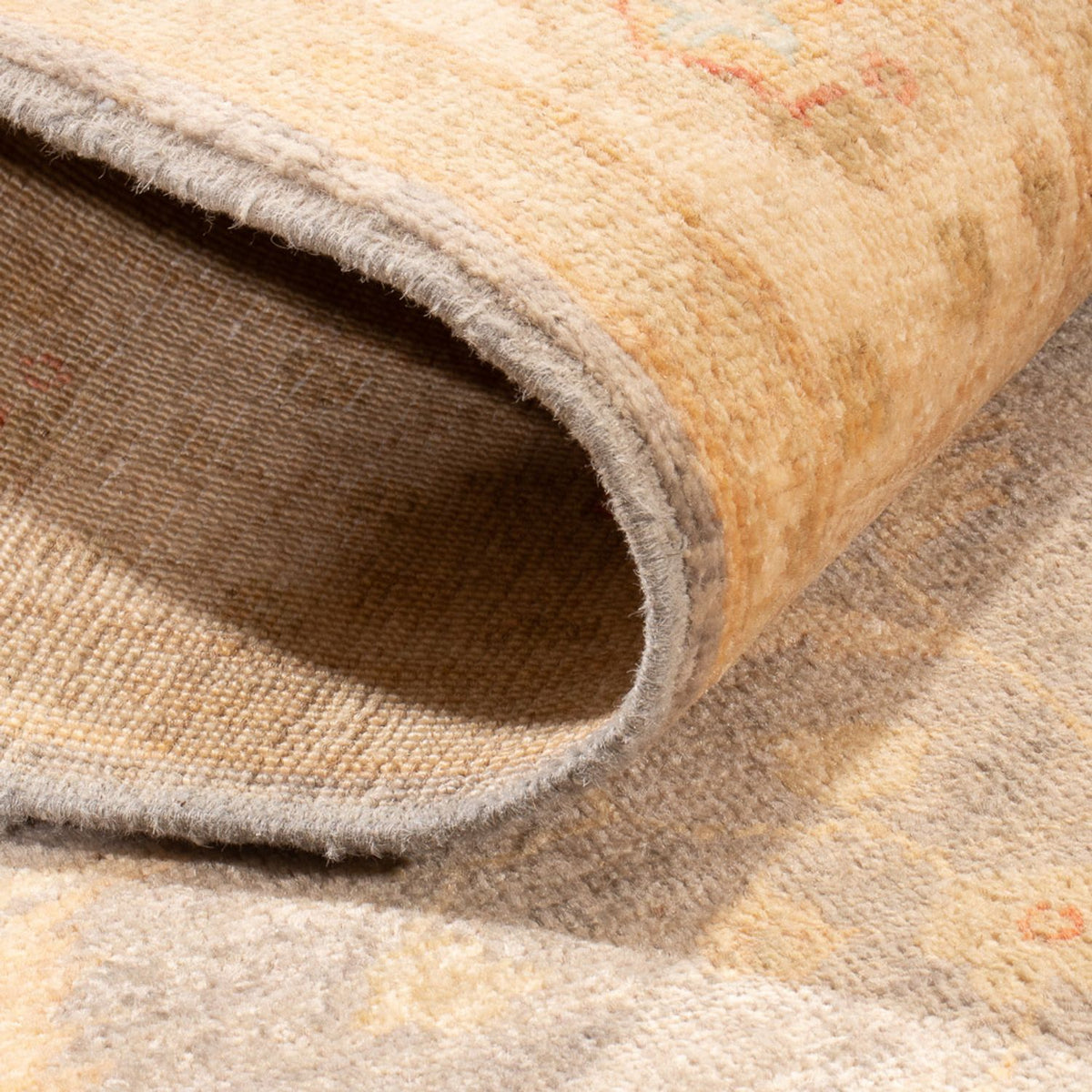 Ziegler Teppich - 178 x 120 cm - seeblau