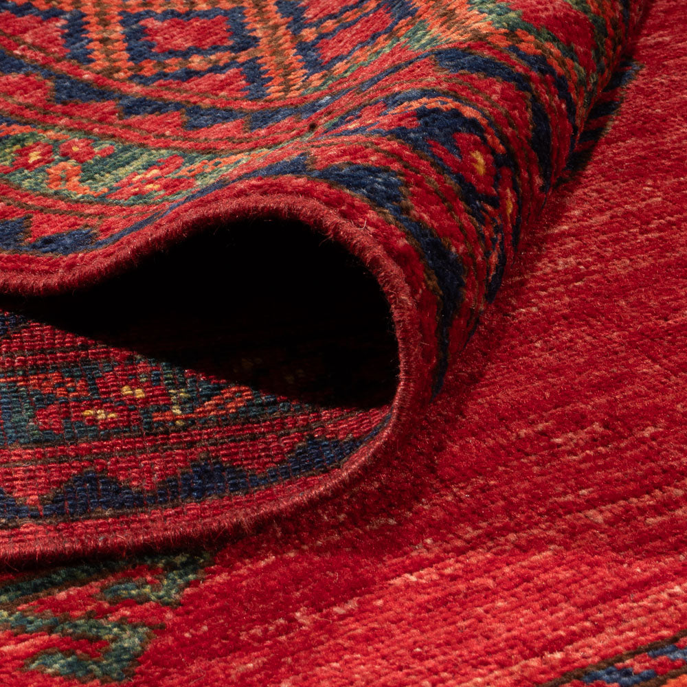 Afghan Teppich - Kunduz - 317 x 213 cm - rot