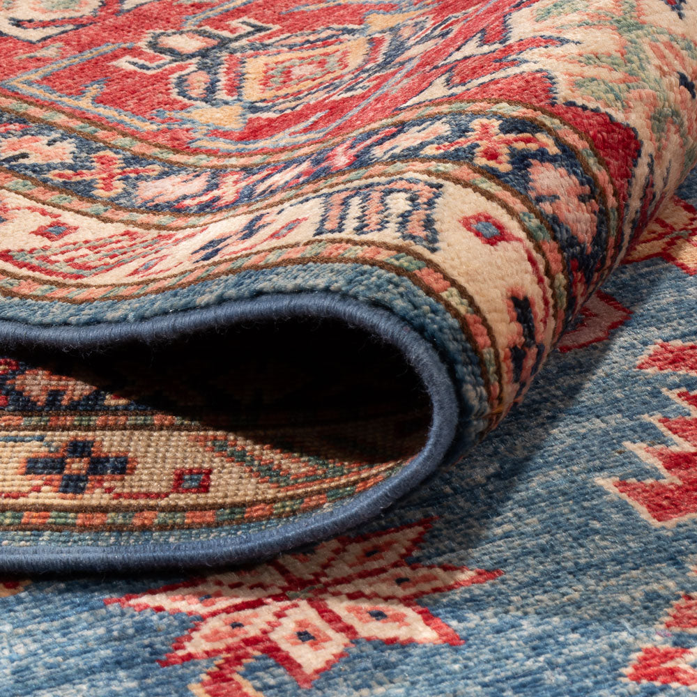 Ziegler Teppich - Kazak - 301 x 201 cm - blau