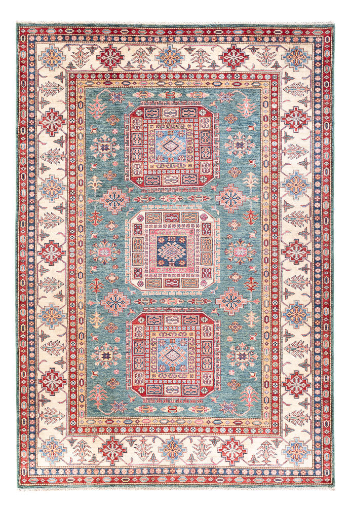 Ziegler Teppich - Kazak - 296 x 204 cm - grün