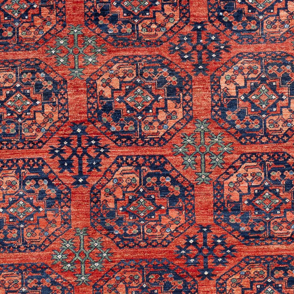Afghan Teppich - Kunduz - 298 x 205 cm - hellrot