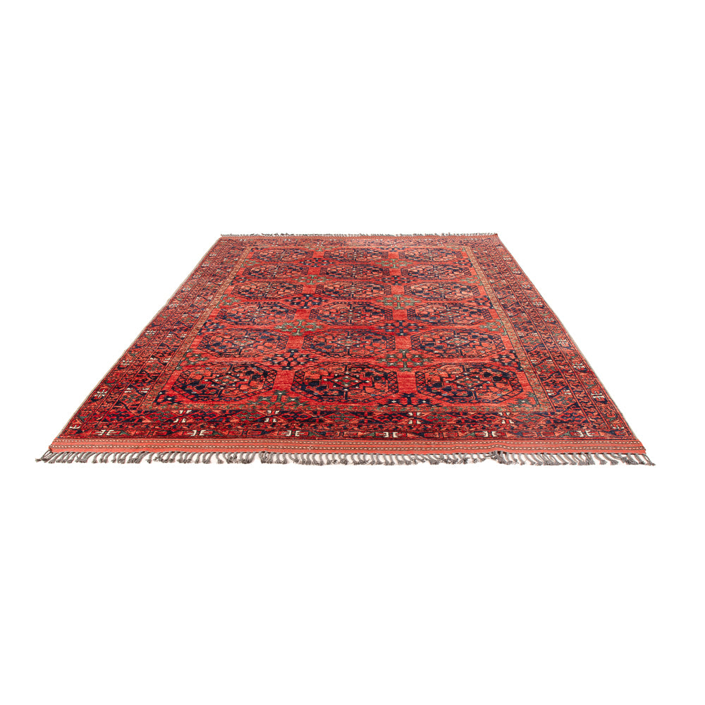 Afghan Teppich - Kunduz - 298 x 205 cm - hellrot