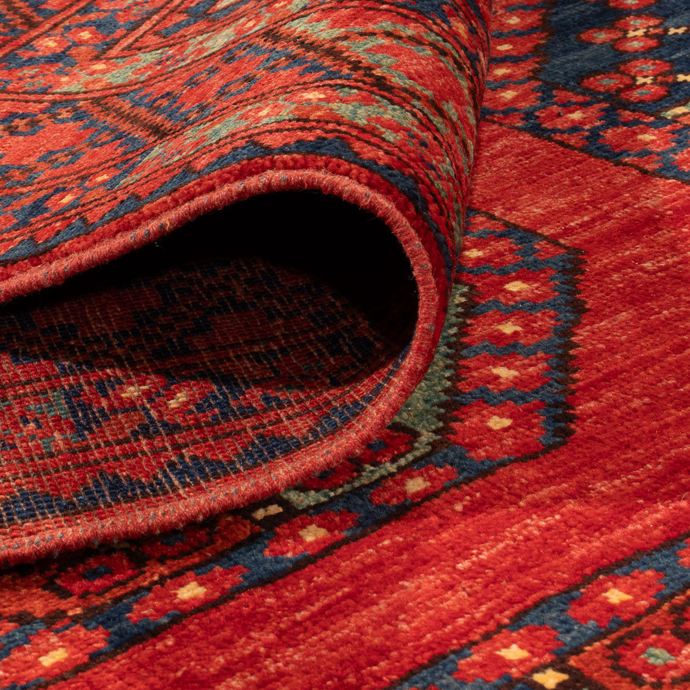 Afghan Teppich - Kunduz - 305 x 209 cm - rot