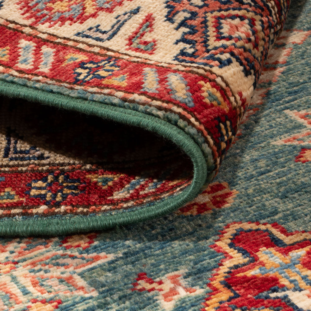 Läufer Ziegler - Kazak - 247 x 75 cm - dunkelblau