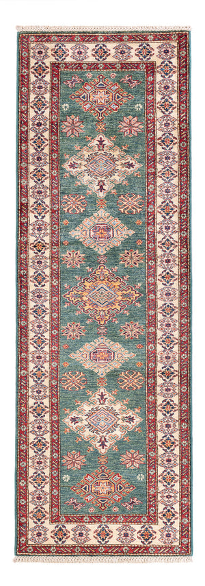 Läufer Ziegler - Kazak - 242 x 78 cm - grün