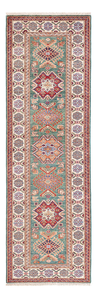 Läufer Ziegler - Kazak - 244 x 75 cm - hellgrün