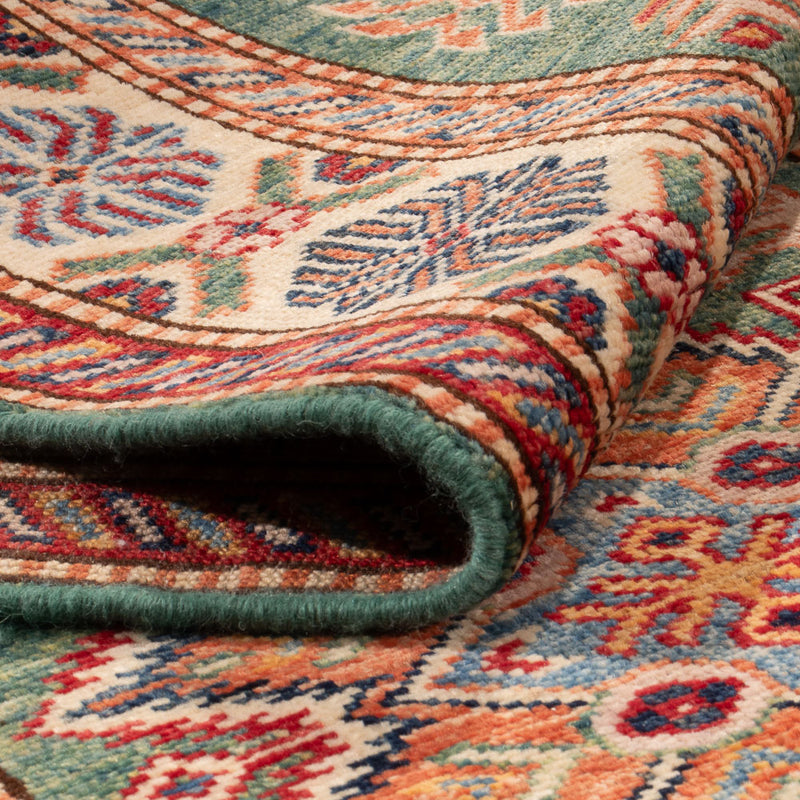 Läufer Ziegler - Kazak - 244 x 75 cm - hellgrün