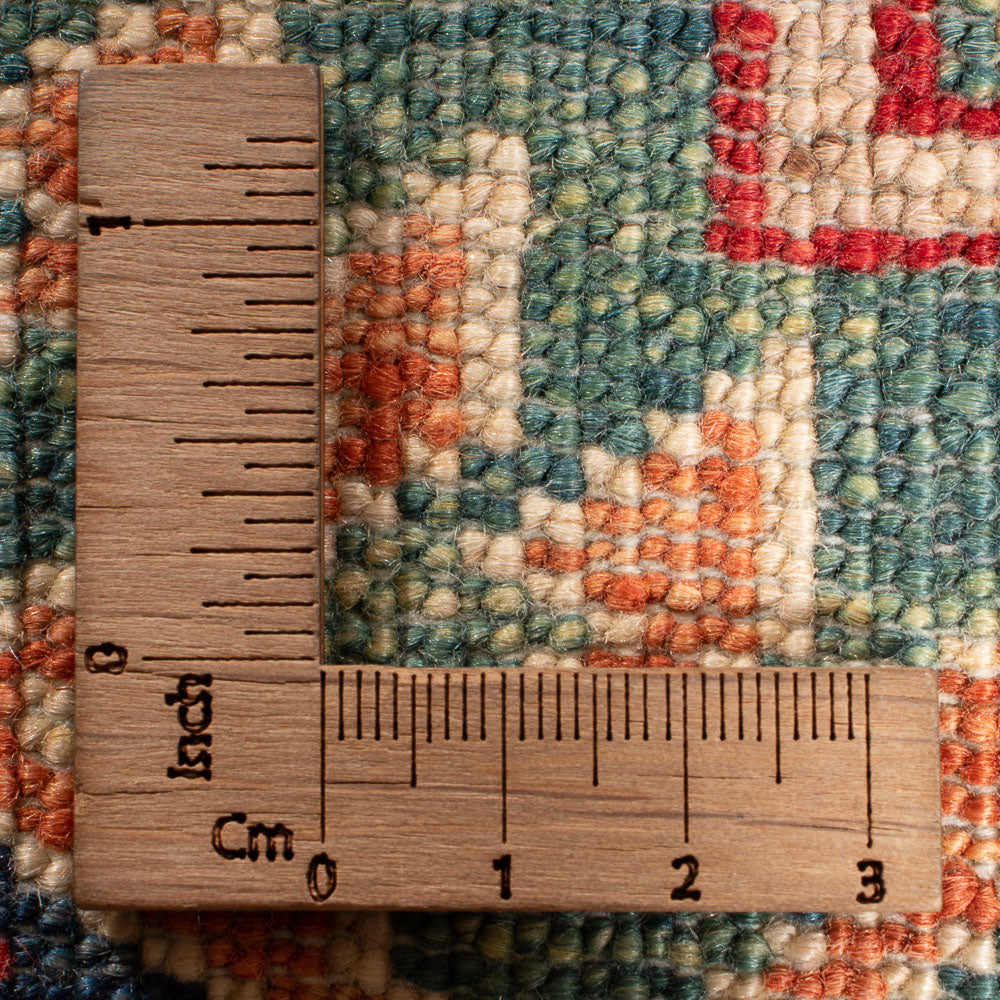 Läufer Ziegler - Kazak - 244 x 75 cm - hellgrün