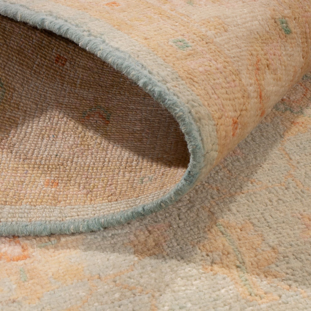 Ziegler Teppich - 160 x 98 cm - aqua