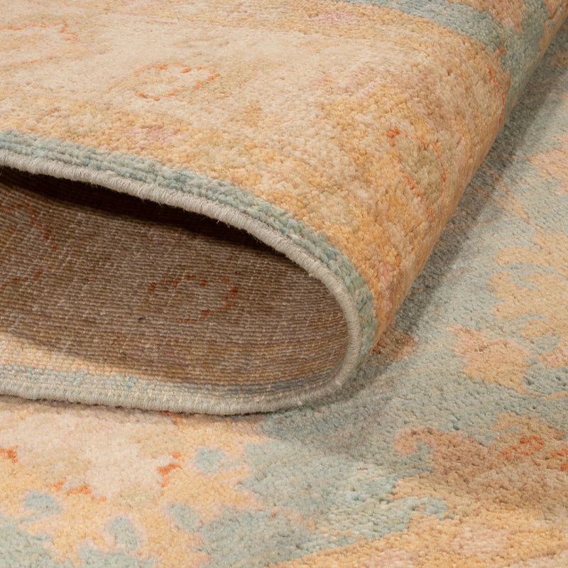 Ziegler Teppich - 145 x 99 cm - hellblau