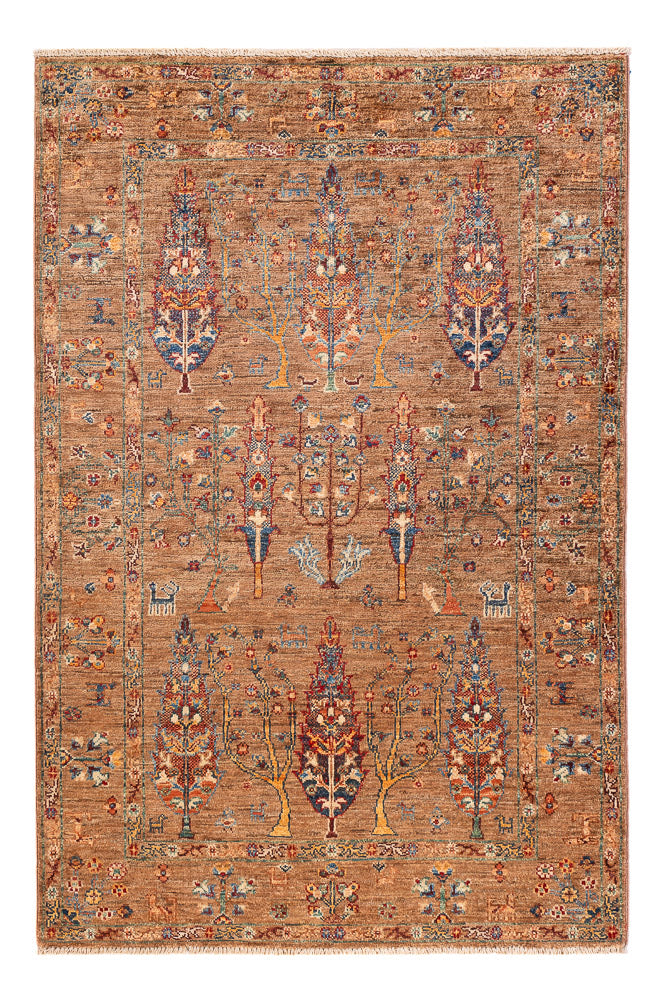 Ziegler Teppich - Ariana - 149 x 100 cm - dunkelbeige