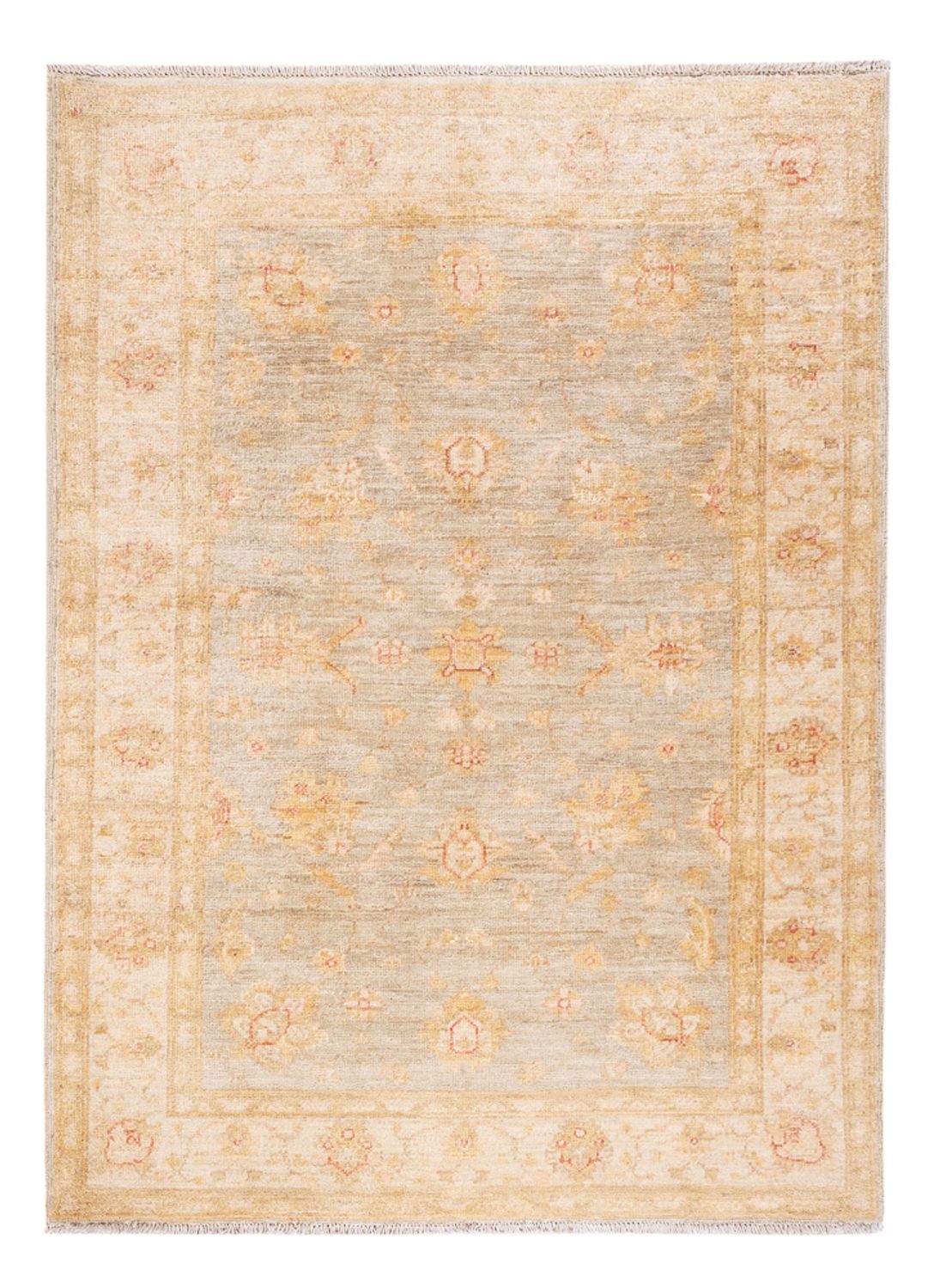 Ziegler Teppich - 141 x 103 cm - hellbeige