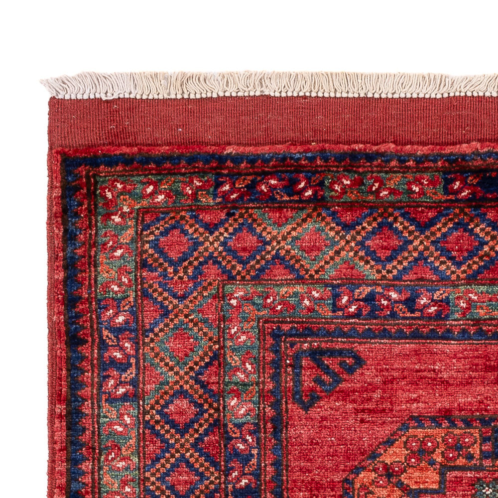 Afghan Teppich - 149 x 104 cm - rot
