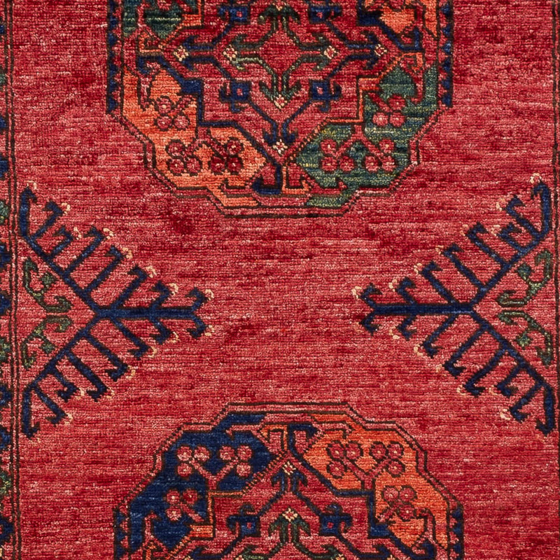 Afghan Teppich - 152 x 105 cm - rot