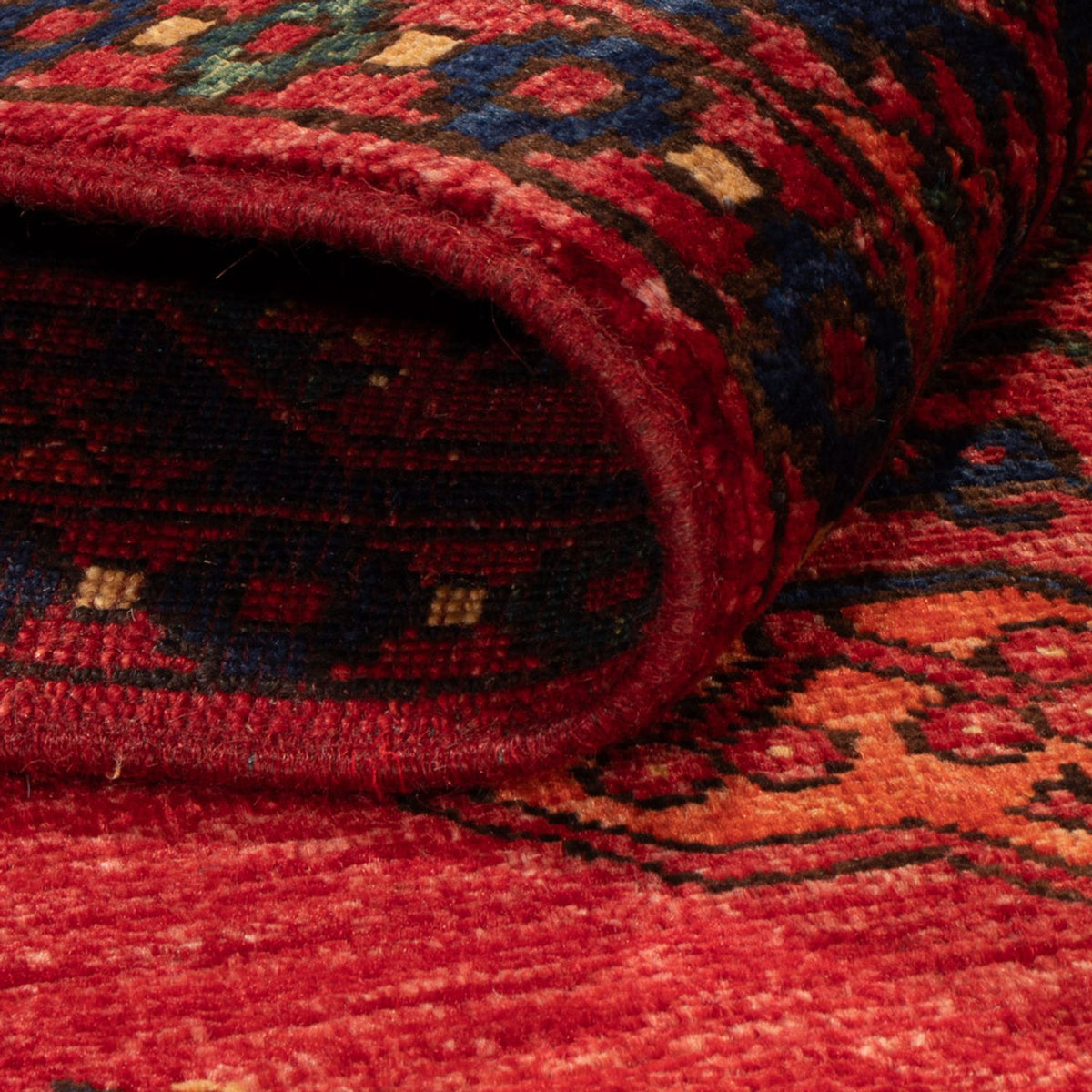 Afghan Teppich - 152 x 105 cm - rot