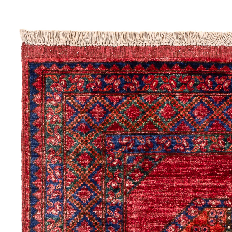 Afghan Teppich - 155 x 100 cm - rot