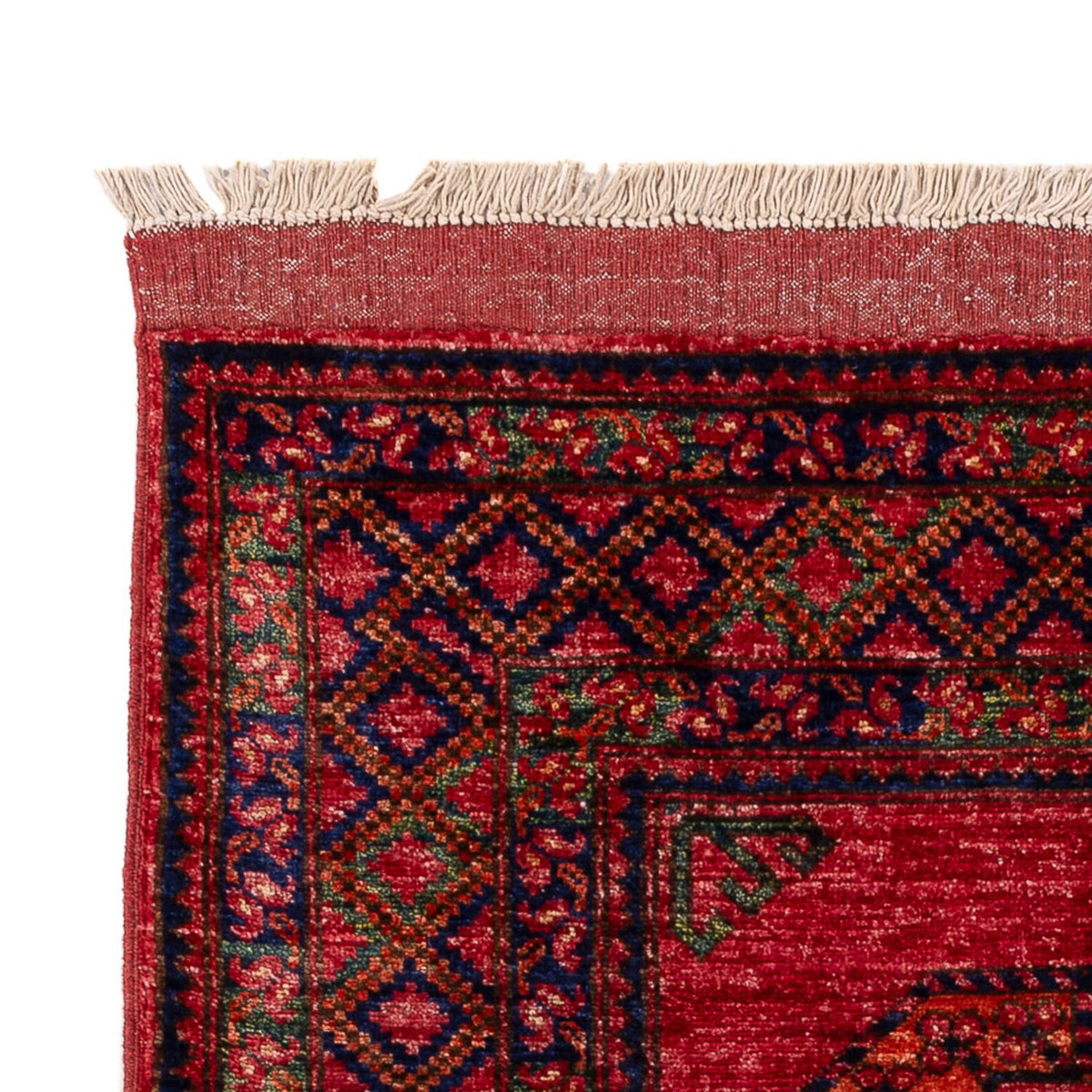 Afghan Teppich - 150 x 103 cm - rot