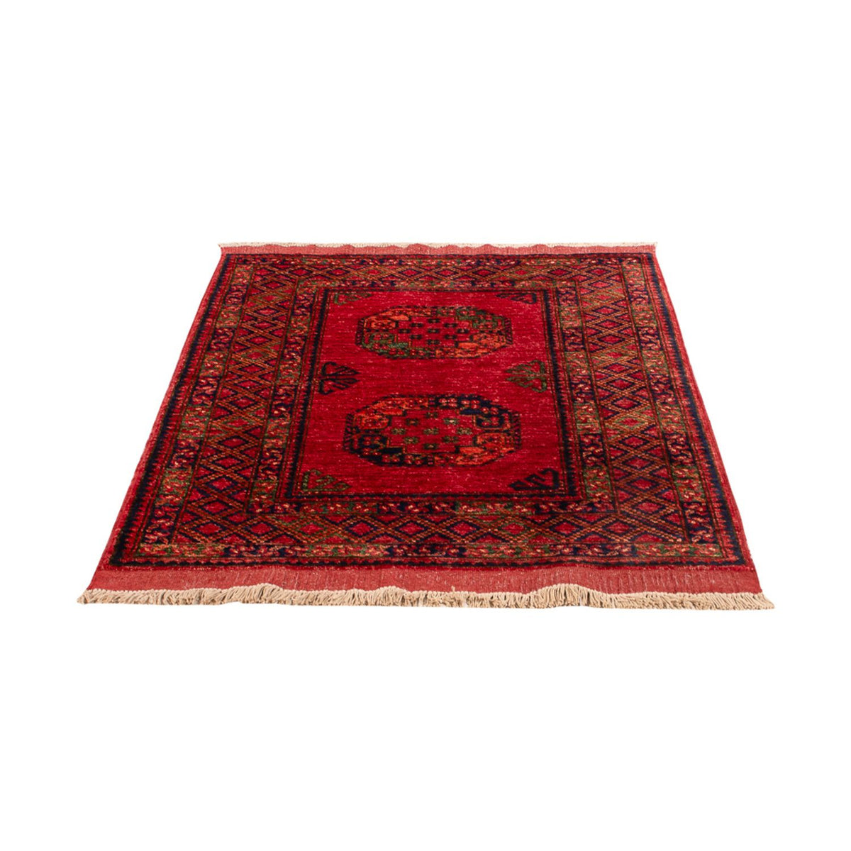 Afghan Teppich - 150 x 103 cm - rot