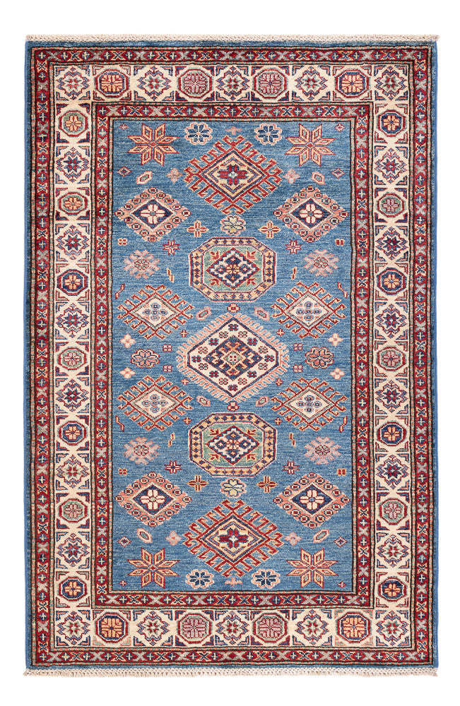 Ziegler Teppich - Kazak - 154 x 102 cm - blau