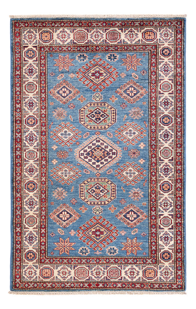 Ziegler Teppich - Kazak - 155 x 99 cm - blau