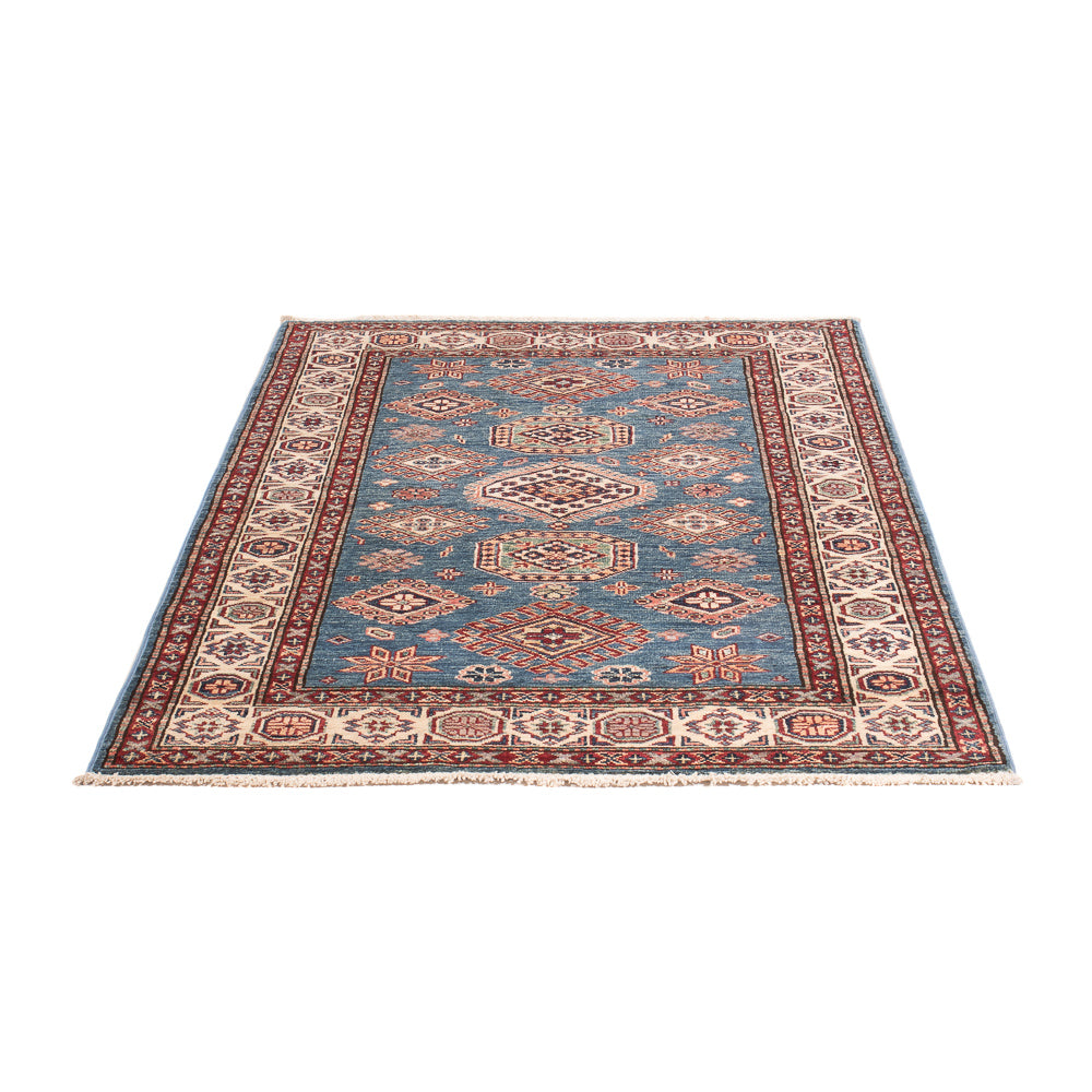 Ziegler Teppich - Kazak - 155 x 99 cm - blau