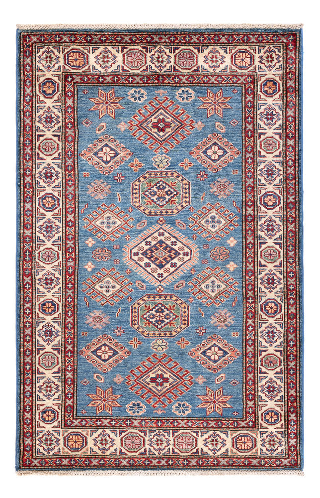 Ziegler Teppich - Kazak - 157 x 101 cm - blau