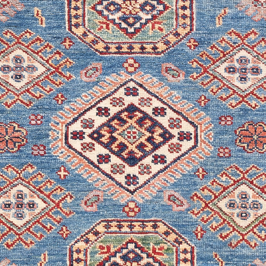 Ziegler Teppich - Kazak - 154 x 101 cm - blau