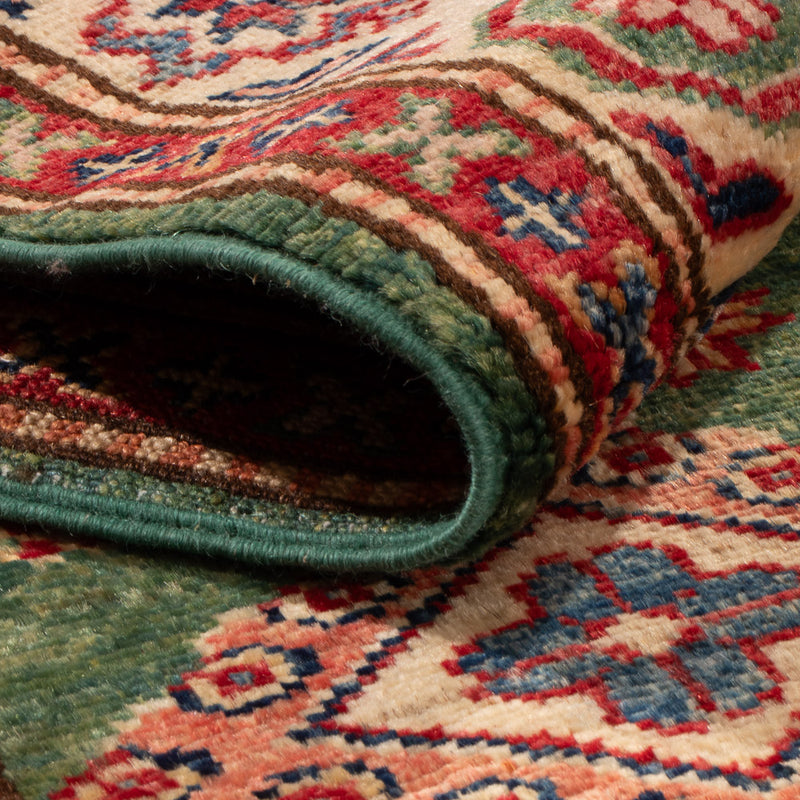 Ziegler Teppich - Kazak - 155 x 104 cm - grün