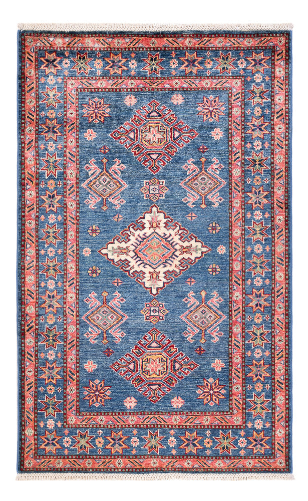 Ziegler Teppich - Kazak - 157 x 98 cm - blau