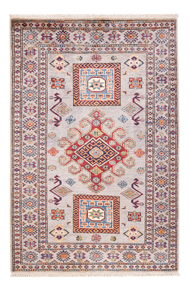 Ziegler Teppich - Kazak - 151 x 99 cm - hellblau