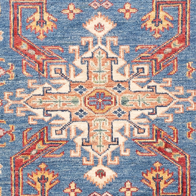 Ziegler Teppich - Kazak - 154 x 99 cm - blau