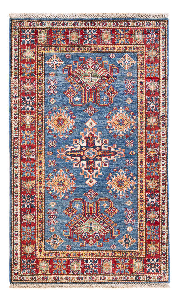Ziegler Teppich - Kazak - 158 x 97 cm - blau