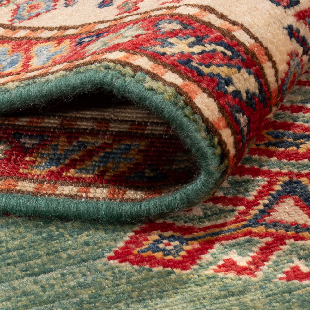 Ziegler Teppich - Kazak - 151 x 100 cm - grün