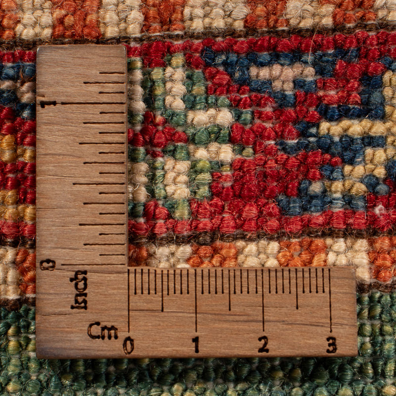 Ziegler Teppich - Kazak - 154 x 98 cm - grün