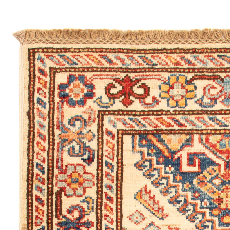 Ziegler Teppich - Kazak - Royal - 92 x 57 cm - hellbeige