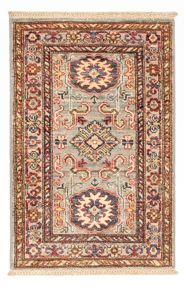 Ziegler Teppich - Kazak - Royal - 88 x 56 cm - hellgrün