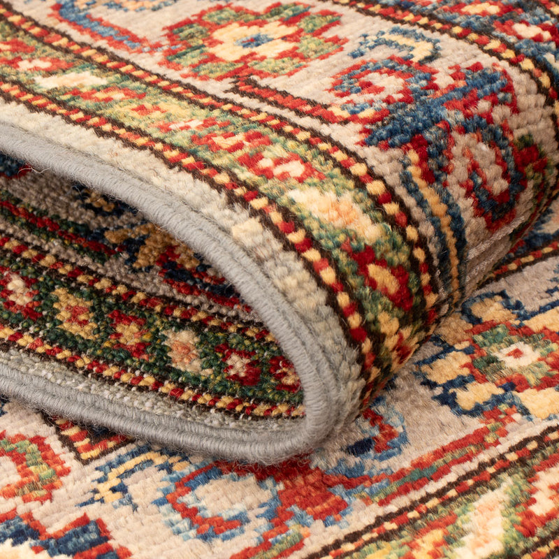 Ziegler Teppich - Kazak - Royal - 88 x 56 cm - hellgrün