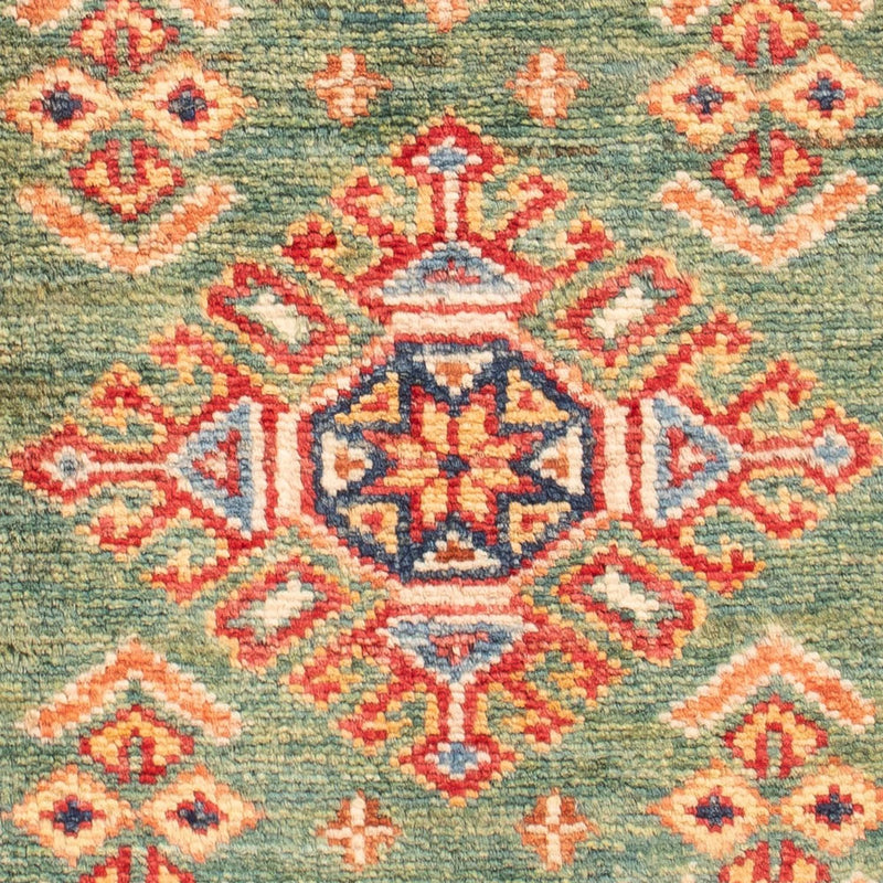 Ziegler Teppich - Kazak - Royal - 95 x 59 cm - grün
