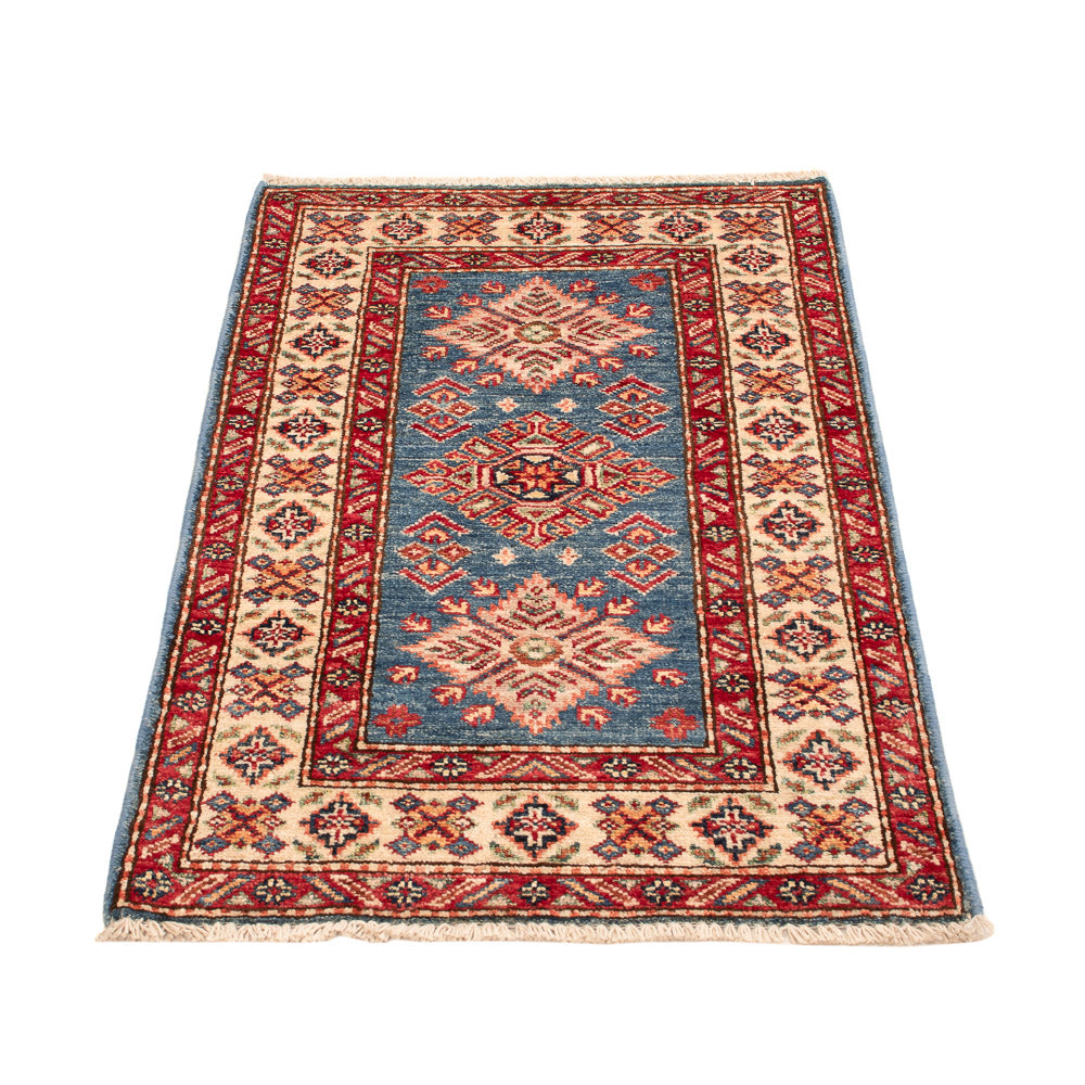 Ziegler Teppich - Kazak - Royal - 92 x 57 cm - blau