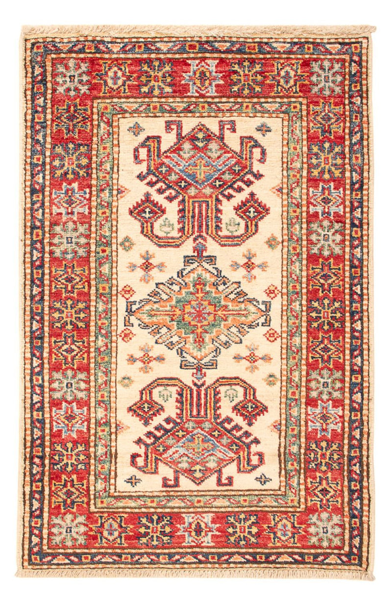 Ziegler Teppich - Kazak - Royal - 87 x 56 cm - beige