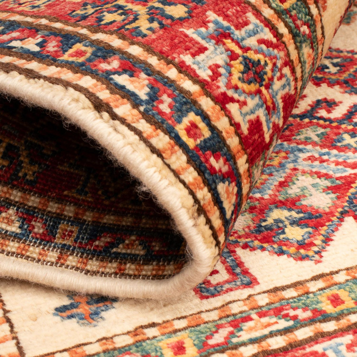 Ziegler Teppich - Kazak - Royal - 87 x 56 cm - beige